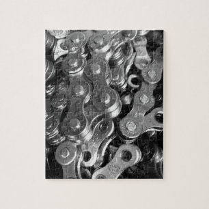 Kettingkoppelingen voor fietsen legpuzzel