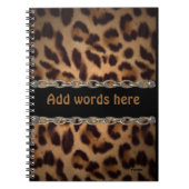 Kettingluipaardlaptop Notitieboek (Voorkant)