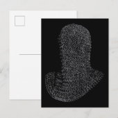 Kettingmail Strijder Kap Briefkaart (Voorkant / Achterkant)
