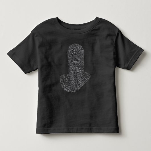 Kettingmail Strijder Kap Kinder Shirts (Voorkant)