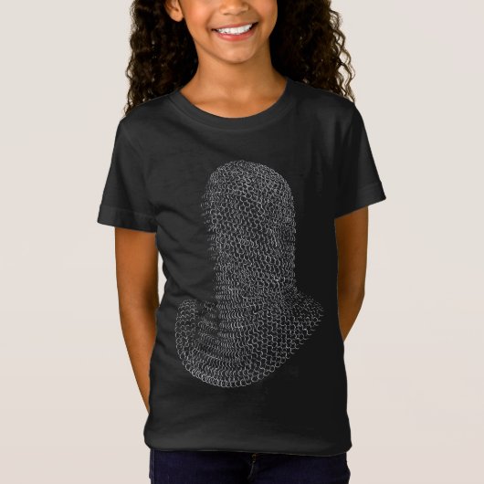 Kettingmail Strijder Kap T-shirt (Voorkant)