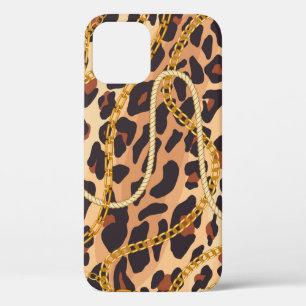 Kettingnaadloos patroon. Dierlijke afdruk. Baroktr Case-Mate iPhone Case