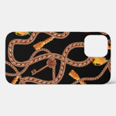 Kettingpatroon, sjaal patroon, barok design Case-Mate iPhone case (Achterkant (horizontaal))