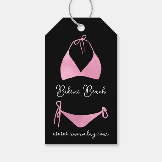 Kettingprijs Boutique Productbeschrijving QRPink Cadeaulabel (Voorkant)