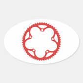 kettingring ovale sticker (Voorkant)