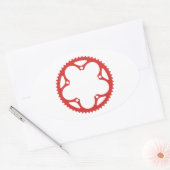 kettingring ovale sticker (Envelop)