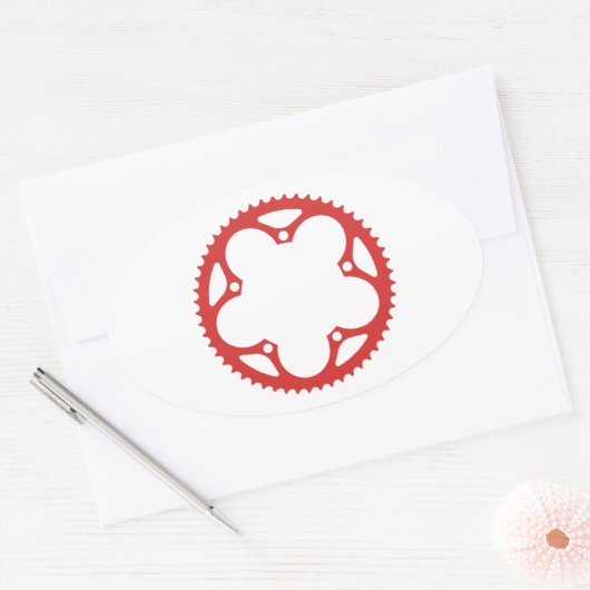 kettingring ovale sticker (Envelop)