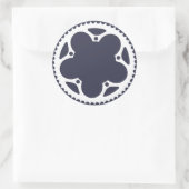 kettingring ronde sticker (Tas)