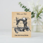  kettingschroefnaaimachine briefkaart (Staand voorkant)