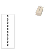 Kettingsilhouet Rubberstempel (Gestempeld)