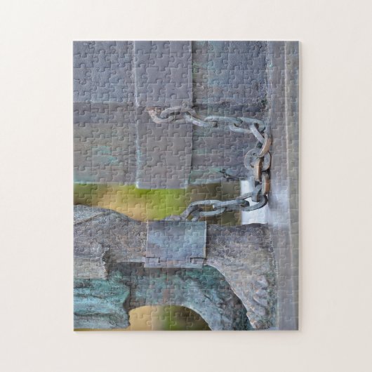 Kettingstandbeeld Guyana. Legpuzzel (Verticaal)