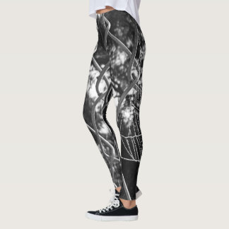 Kettingverbindingshek en spiderweb leggings