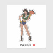 Kettingzaag Betty Vinyl Sticker Weerbestendig (Vel)