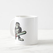 Kettingzaag Chimp Koffiemok (Voorkant links)
