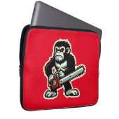 Kettingzaag Chimp Laptop Sleeve (Voorkant Rechts)
