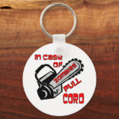 kettingzaag in Hoesje van de riem Sleutelhanger (Voorkant)