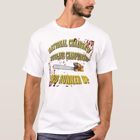 Kettingzaag Jongleren T-shirt (Voorkant)