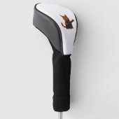 Kettingzaag kat shirt Classic Golfheadcover (Schuin)