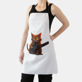 Kettingzaag kat shirt Classic Schort (Insitu)