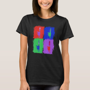 Kettingzaag kettingzagen Pop Art T-shirt