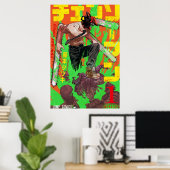 Kettingzaag Man Volume 1 Hoesje Poster (Thuiskantoor)