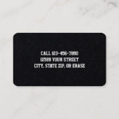 Kettingzaag Master Premium Visitekaartje (Achterkant)