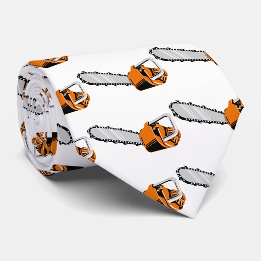 kettingzaagretrstijl stropdas (Opgerold)