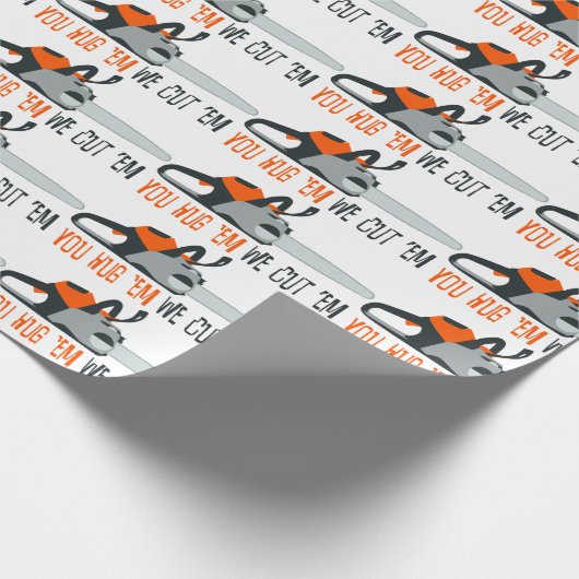 kettingzagen cadeaupapier (Hoek)