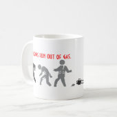 Kettingzagen uit gas koffiemok (Voorkant links)