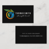 Kettle Bell Fitness Logo | Persoonlijke Trainer Visitekaartje (Voorkant / Achterkant)