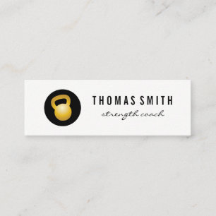 Kettle Bell Fitness Trainer Mini Visitekaartje