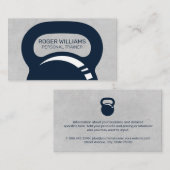 Kettle Bell | Grijze textuur Achtergrond Visitekaartje (Voorkant / Achterkant)