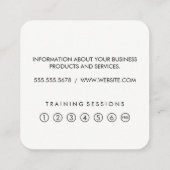 Kettle Bell Grunge Loyalty Cards (Achterkant)