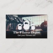 Kettle Bell Logo | Fitness Gym Visitekaartje (Voorkant)