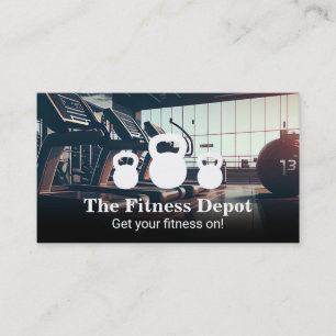 Kettle Bell Logo   Fitness Gym Visitekaartje