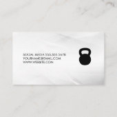 Kettle Bell Logo | Monogram Visitekaartje (Achterkant)