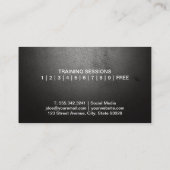 Kettle Bell-logo | QR-code visitekaartje (Achterkant)