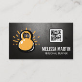 Kettle Bell Logo | Visitekaartje QR-code (Voorkant)