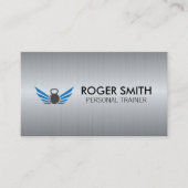 Kettle Bell | Metalen achtergrond Visitekaartje (Voorkant)