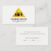 Kettle Bell Personal Trainer Benoeming Afsprakenkaartje (Voorkant / Achterkant)