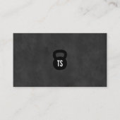 Kettle Bell Personal Trainer Chalkboard Visitekaartje (Voorkant)