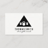 Kettle Bell Personal Trainer | Driehoek Visitekaartje (Voorkant)