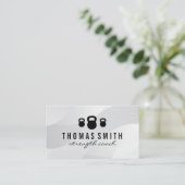 Kettle Bell | Personal Trainer | geschiktheid Visitekaartje (Staand voorkant)