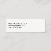 Kettle Bell Personal Trainer Golden Triangle Mini Visitekaartje (Achterkant)