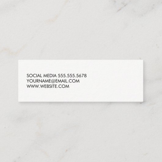 Kettle Bell Personal Trainer Golden Triangle Mini Visitekaartje (Achterkant)