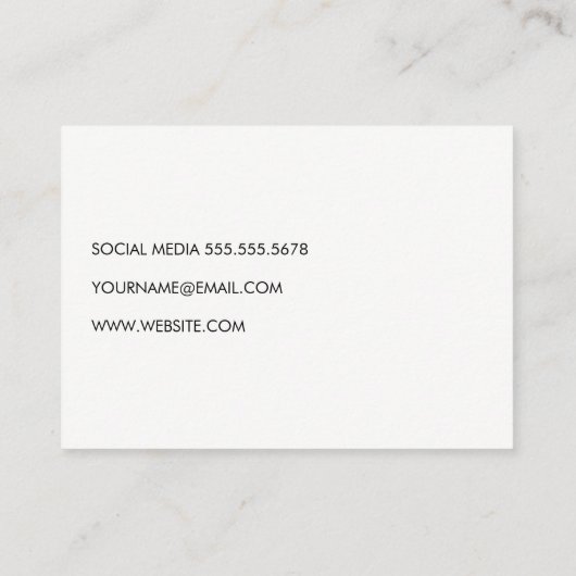 Kettle Bell Personal Trainer Golden Triangle Visitekaartje (Achterkant)