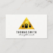 Kettle Bell Personal Trainer Golden Triangle Visitekaartje (Voorkant)