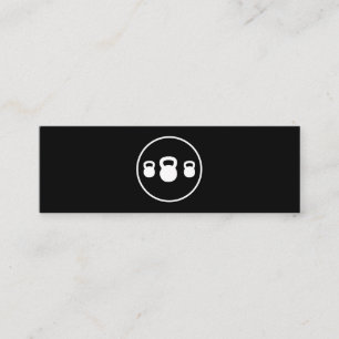 Kettle Bell Personal Trainer Mini Visitekaartje