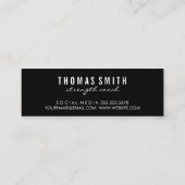 Kettle Bell Personal Trainer Mini Visitekaartje (Achterkant)