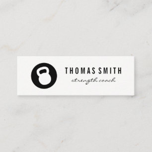 Kettle Bell Personal Trainer Mini Visitekaartje